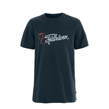Fjallraven Archive Logo T-Shirt Classic Dark Navy