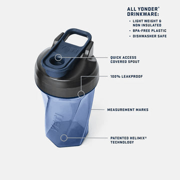 YETI 20 oz (591 ml) Shaker Bottle Navy