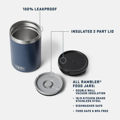 YETI Insulated Food Jar 16oz Stainless Steel - Parasol Store