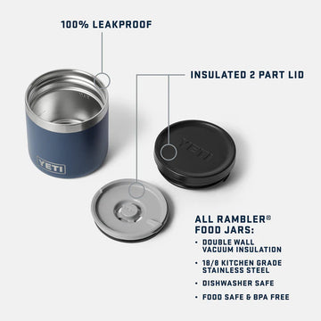 YETI Insulated Food Jar 8oz Stainless Steel - Parasol Store