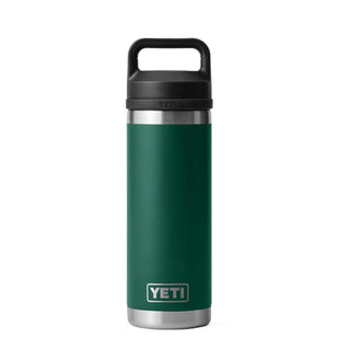 YETI Rambler 18 oz Bottle Chug 18 oz Black Forest Green - Parasol Store