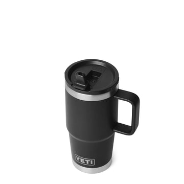 YETI  Rambler 20 Oz Travel Straw Mug Black