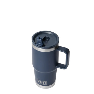 YETI  Rambler 20 Oz Travel Straw Mug Navy
