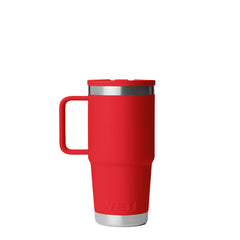 YETI  Rambler 20 Oz Travel Straw Mug Rescue Red