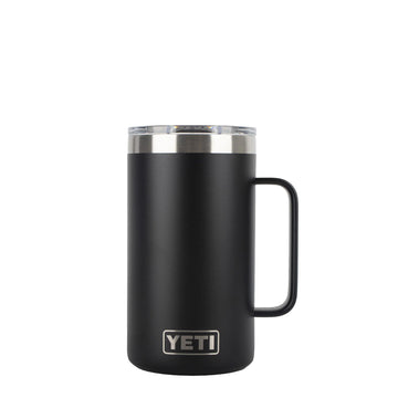 YETI Rambler 24oz Mug MS Black - Parasol Store