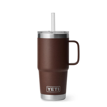 YETI Rambler 25oz Straw Mug Wetlands Brown - Parasol Store