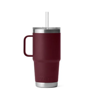 YETI Rambler 25oz Straw Mug Wild Vine Red - Parasol Store