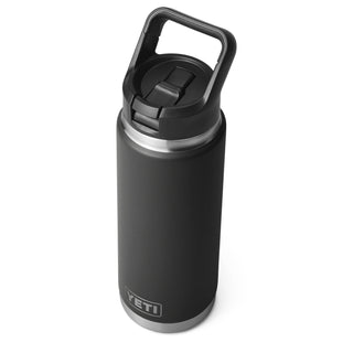 YETI Rambler 26oz Straw Bottle Black - Parasol Store