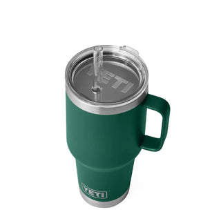 YETI Rambler 35oz Straw Mug Black Forest Green - Parasol Store