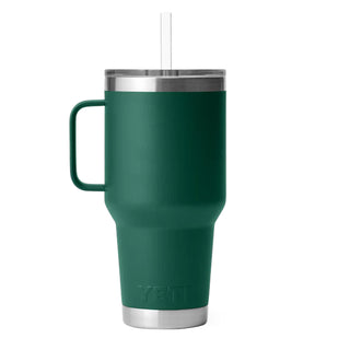 YETI Rambler 35oz Straw Mug Black Forest Green - Parasol Store