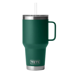 YETI Rambler 35oz Straw Mug Black Forest Green - Parasol Store