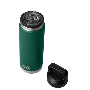 YETI Rambler Bottle Chug 26 oz Black Forest Green - Parasol Store