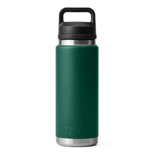 YETI Rambler Bottle Chug 26 oz Black Forest Green - Parasol Store