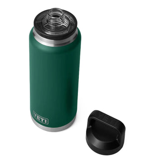 YETI Rambler Bottle Chug 36 oz Black Forest Green - Parasol Store