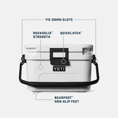 YETI Roadie 8 Cool Box White