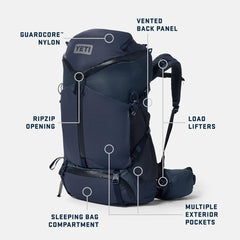 YETI Skala 50L Hiking Backpack Ridgeline - Parasol Store