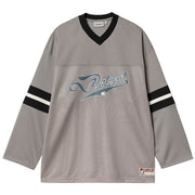 Carhartt WIP L/S Detroit Mesh T-Shirt Yosemite / Black / Wax - Parasol Store