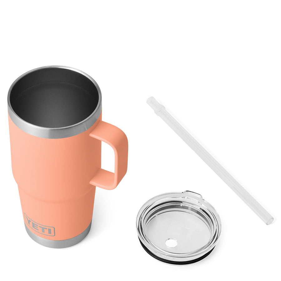 YETI Rambler 25oz Straw Mug Lowcountry Peach - Parasol Store