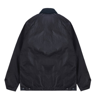 Barbour Bedale Short Waxed Jacket Navy - Parasol Store