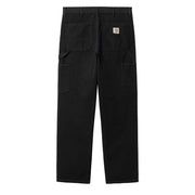 Carhartt WIP Single Knee Pant Black Aged Canvas - Parasol Store
