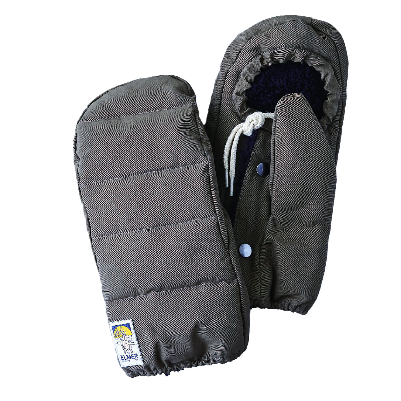 Elmer Gloves Cover Down Mitten Khaki - Parasol Store