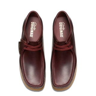 Clarks Originals Wallabee Deep Red Leather - Parasol Store