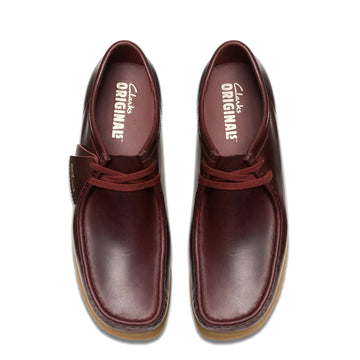 Clarks Originals Wallabee Deep Red Leather - Parasol Store