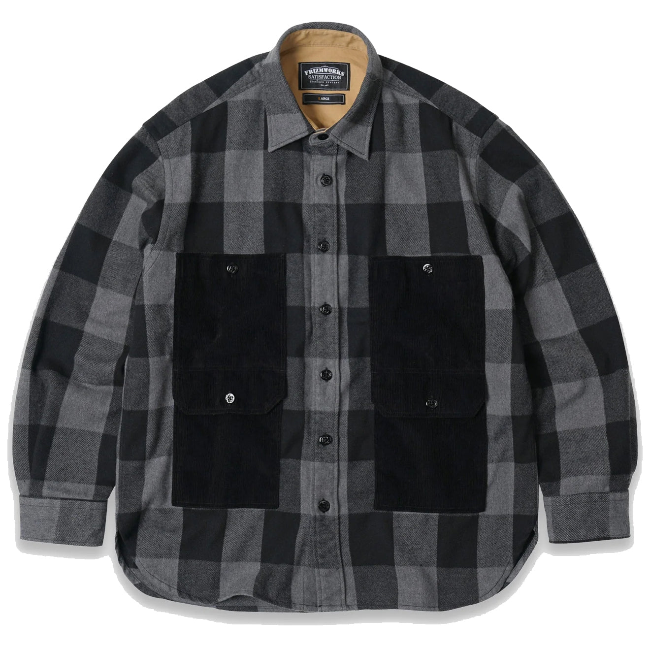 Frizmworks Buffalo Hunting Shirt Jacket Black - Parasol Store