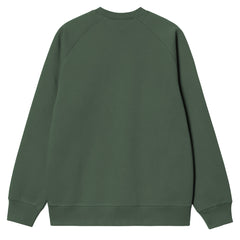Carhartt WIP Chase Sweat Sycamore Tree / Gold - Parasol Store