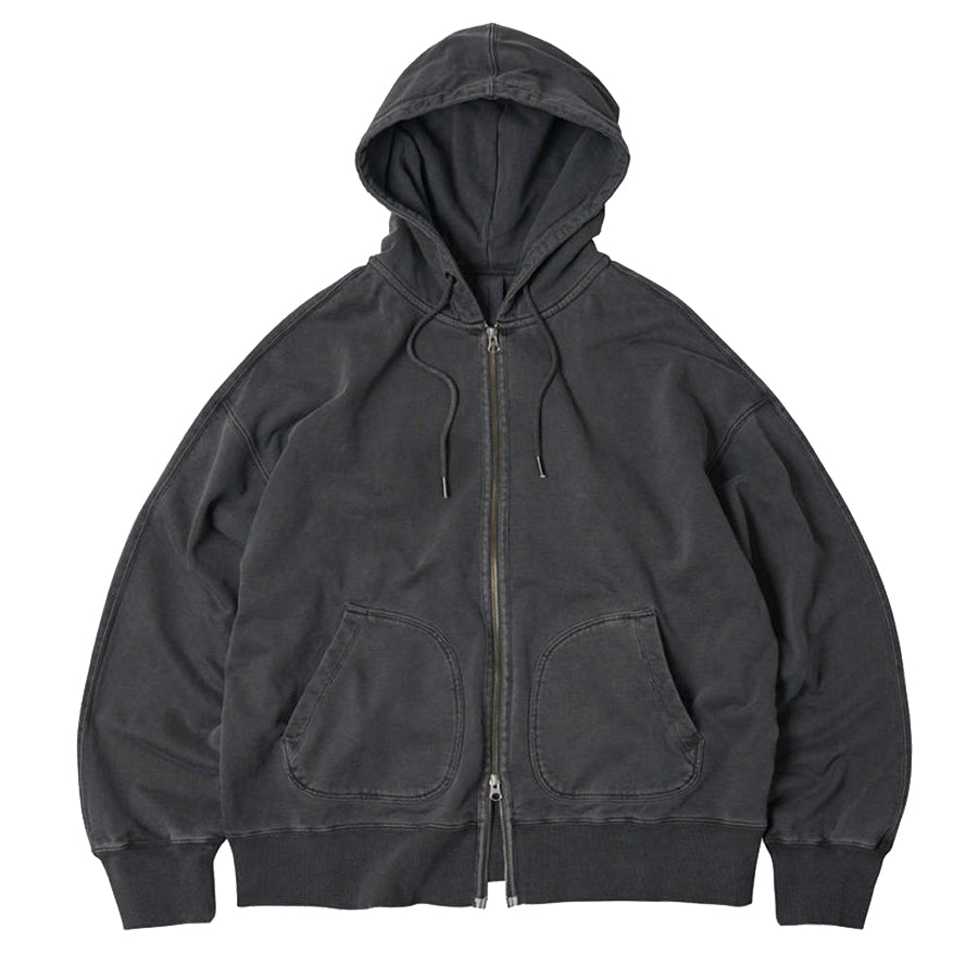 Frizmworks OG Pigment Dyeing Hood Zipup Parka Charcoal - Parasol Store