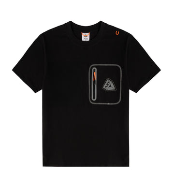 A Zero Effect Reflective Pocket T-Shirt Black