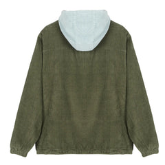 Hikerdelic Hooded Cord Smock Jade Green Hikerdelic