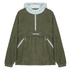Hikerdelic Hooded Cord Smock Jade Green Hikerdelic