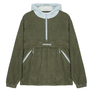 Hikerdelic Hooded Cord Smock Jade Green Hikerdelic