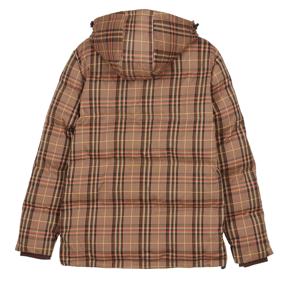 Plaid puffer jacket on sale
