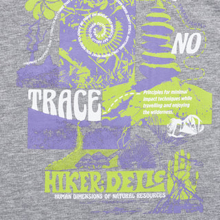 Hikerdelic No Trace SS T-Shirt Grey Marl Hikerdelic
