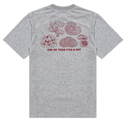 Hikerdelic 5 a Day SS T-Shirt Grey Marl Hikerdelic