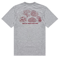 Hikerdelic 5 a Day SS T-Shirt Grey Marl Hikerdelic