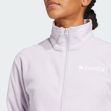 Adidas Terrex Womens Multi Essentials Full-Zip Fleece Jacket Sildaw - Parasol Store