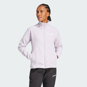 Adidas Terrex Womens Multi Essentials Full-Zip Fleece Jacket Sildaw - Parasol Store