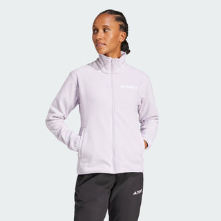 Adidas Terrex Womens Multi Essentials Full-Zip Fleece Jacket Sildaw - Parasol Store