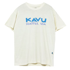 Kavu Spellout T-Shirt Lily White Kavu