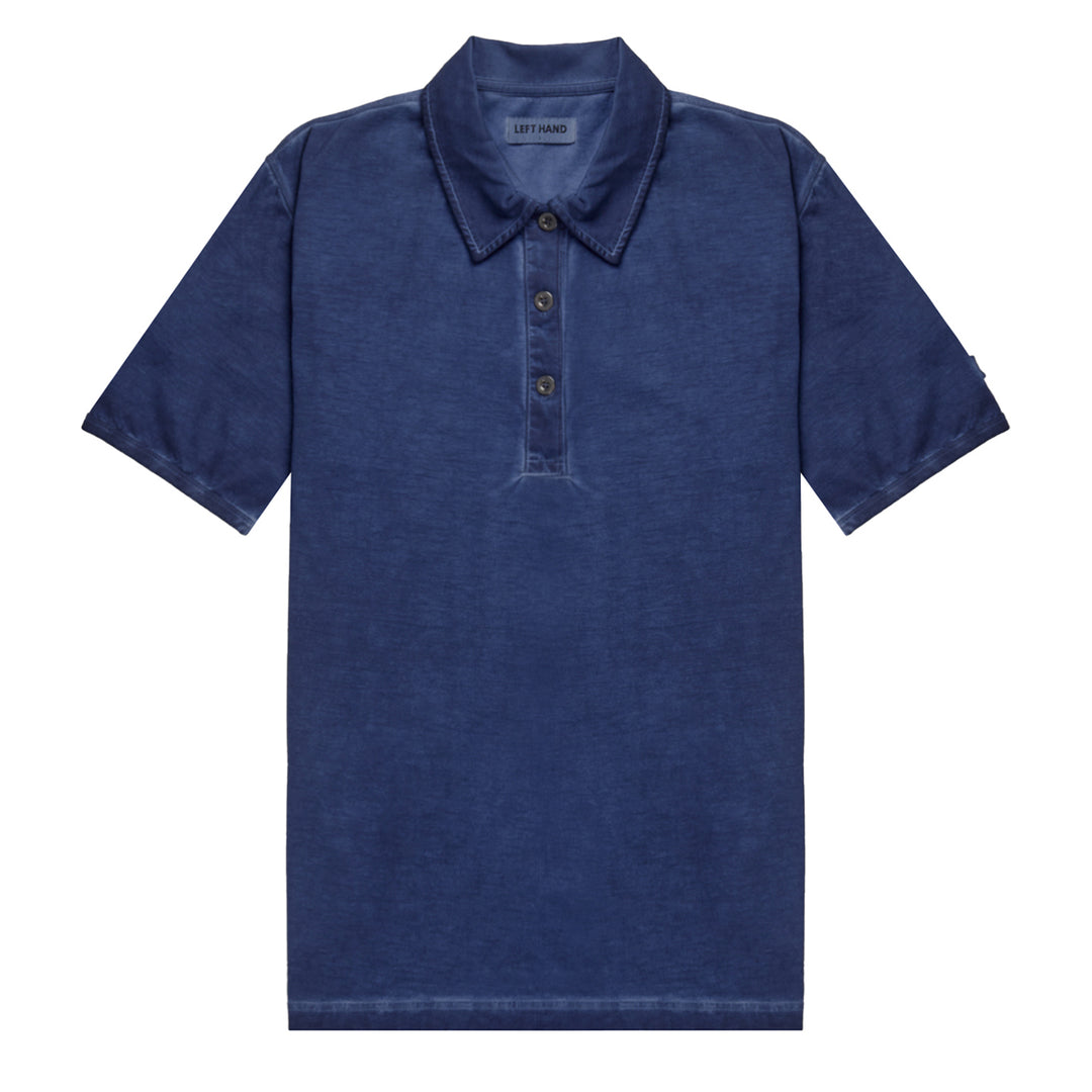 Left Hand Cold Dye Polo Navy Left Hand