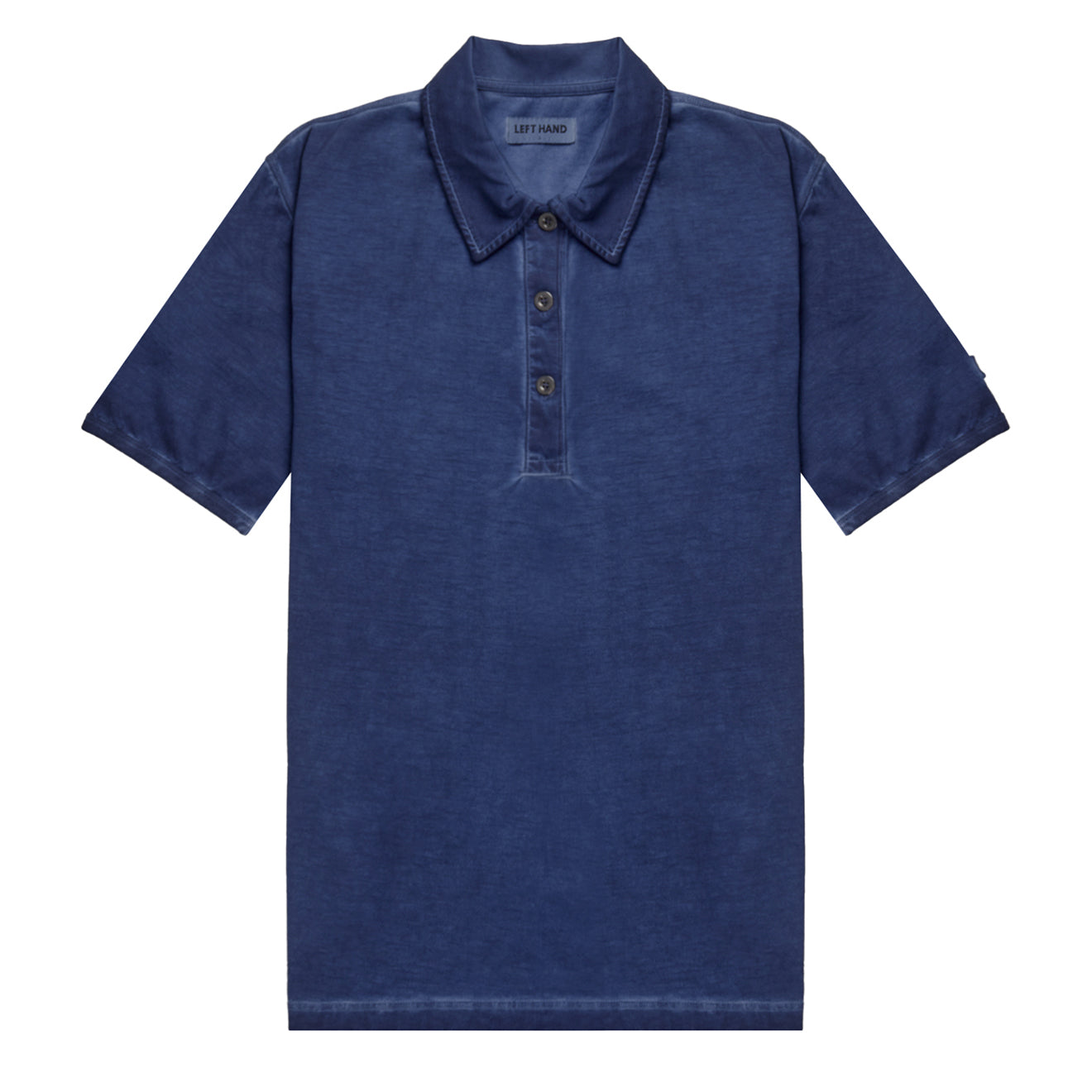 Left Hand Cold Dye Polo Navy Left Hand