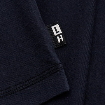 Left Hand Contrast Panel Tee Navy Left Hand