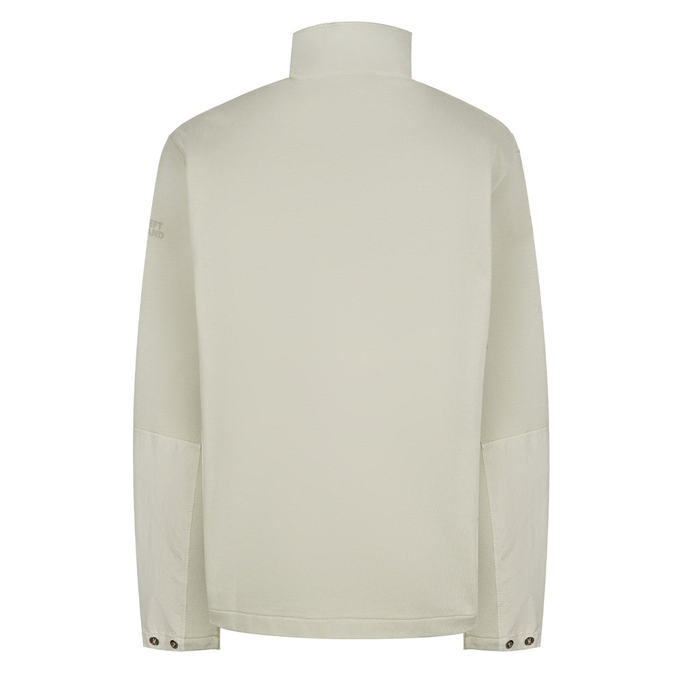 Left Hand Half Zip Sweat Stone Left Hand