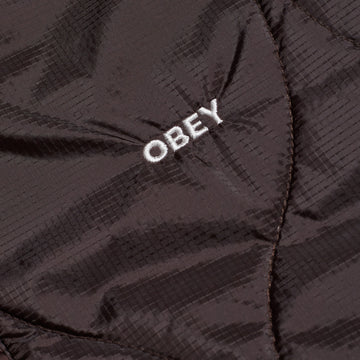 Obey Womens Daybreak MA-1 Bomber Java Brown Obey