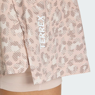 Adidas Terrex Womens WXPL 2 In 1 Shorts AOP Beige / Wonder Taupe / Trace Brown - Parasol Store