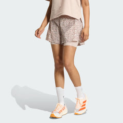 Adidas Terrex Womens WXPL 2 In 1 Shorts AOP Beige / Wonder Taupe / Trace Brown - Parasol Store