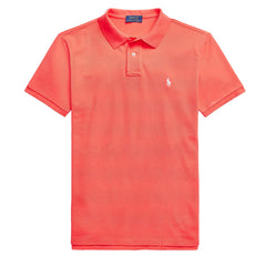 Polo Ralph Lauren The Iconic Mesh Polo Shirt Pale Red - Parasol Store